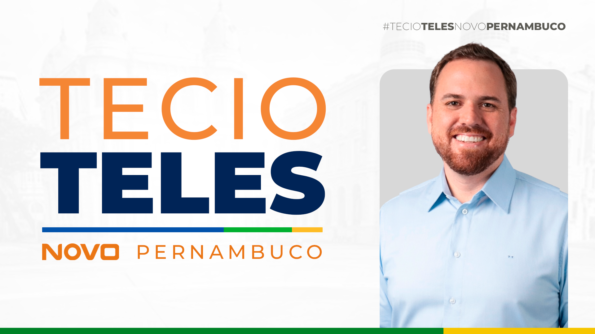 Tecio Teles - Pré-Candidato a Deputado Estadual pelo Partido Novo Pernambuco